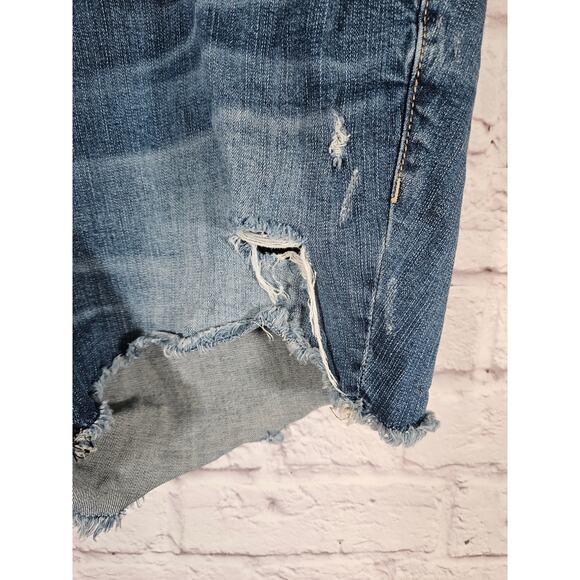 Torrid Women's Denim Cut Off Jean Shorts Size 20 Medium Wash - Picture 6 of 9